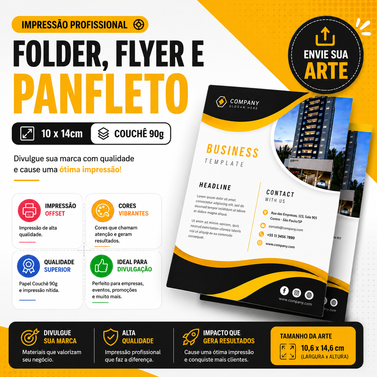 Folder, Flyer e Panfleto